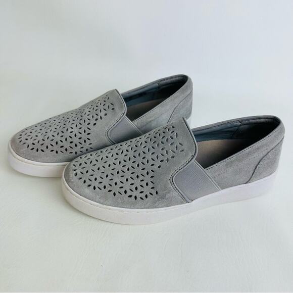 Vionic Womens Shoes Grey Splendid Kani Slip-On Loafers Comfort Sneaker Size 6 - Picture 1 of 13